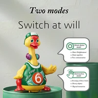 BC Babycare Baby Dance&Sing Duck Intelligent Talking Movable Hip Hop Swing Goose Toys Rattles Educational Music Electronic Toy 2