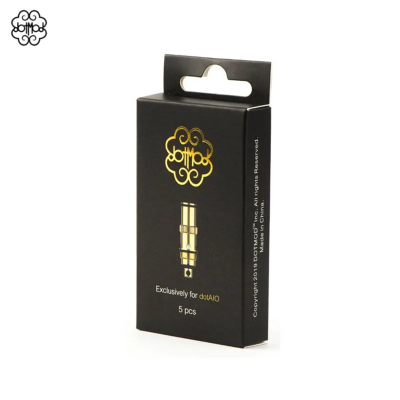 

Original dotMod dotAIO Replacement Coils 0.3/0.7ohm Resistance For Dotaio Ohm aio Dotmini E-Cigarette Vape Coil