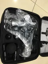 Pantalla LCD masaje arma profundo masajeador muscular dolor muscular cuerpo masaje de cuello ejercicio de relajación adelgazar la alivio del dolor