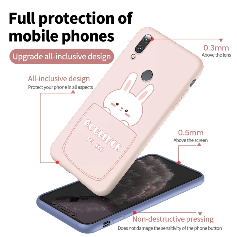 Милый чехол с мультяшным котом для huawei P20 P30 mate 10 20 Lite Nova 3i чехол силиконовый чехол для huawei Honor 10 9 8 8x Funda Coque Capa