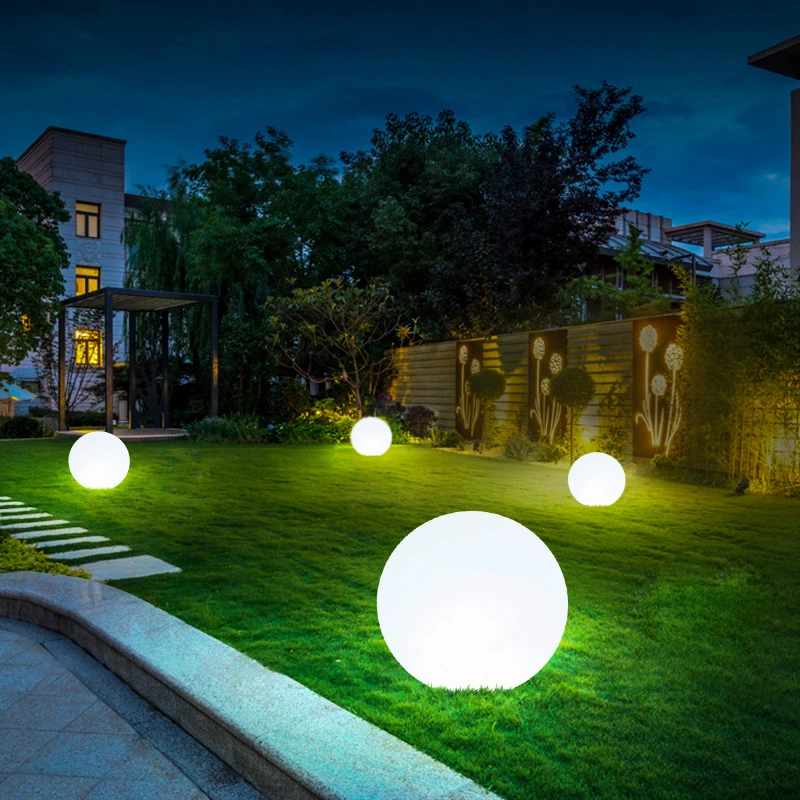 Lámparas luz LED para jardín, luces navideñas impermeables exteriores, luz piscina, luces bola brillantes para jardín, lámpara de calle|Lámparas de césped LED| - AliExpress