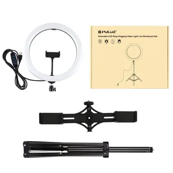 

PULUZ 11.8inch LED Selfie 30cm Ring Light With Tripod Dimmable Camera Phone Ring Lamp For for Youtube tiktok tok ringlight