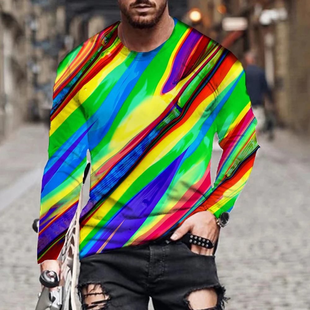 Rainbow full sleeve t shirt Clearance