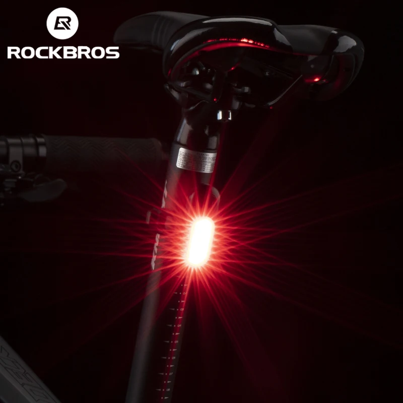ROCKBROS велосипед задний светильник 250 мА/ч USB Перезаряжаемые ультра езда на