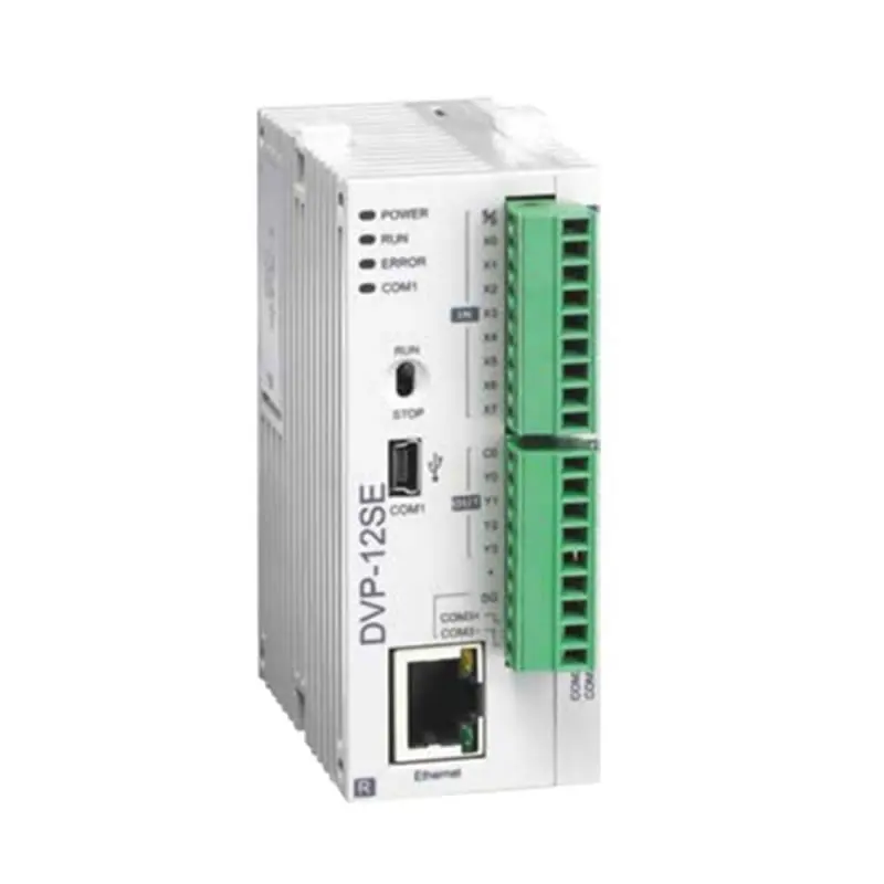 Delta SE Серия Программируемый контроллер PLC DVP12SE11R DVP12SE11T 8DI 4DO 3 COM Mini USB/RS485x2/Ethernet