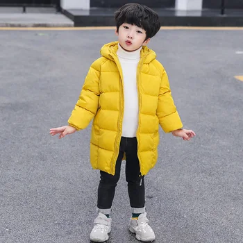 

kids boys coats winter/autumn children girls cotton jacket clothes outerwear baby thicken long coats fashion garment warming