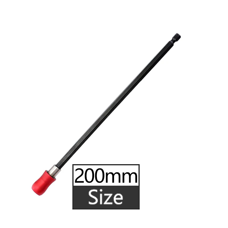 200mm-1pc 60-300 мм держатель для сверла быстроразъемный держатель для отвертки удлинитель 1/" шестигранный хвостовик магнитное соединение - Цвет: 200mm-1pc