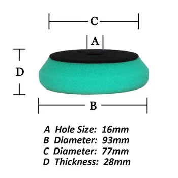 

Reduction Polishing Buffing Pad Waxing Sealing glaze. 6pcs/Set High quality