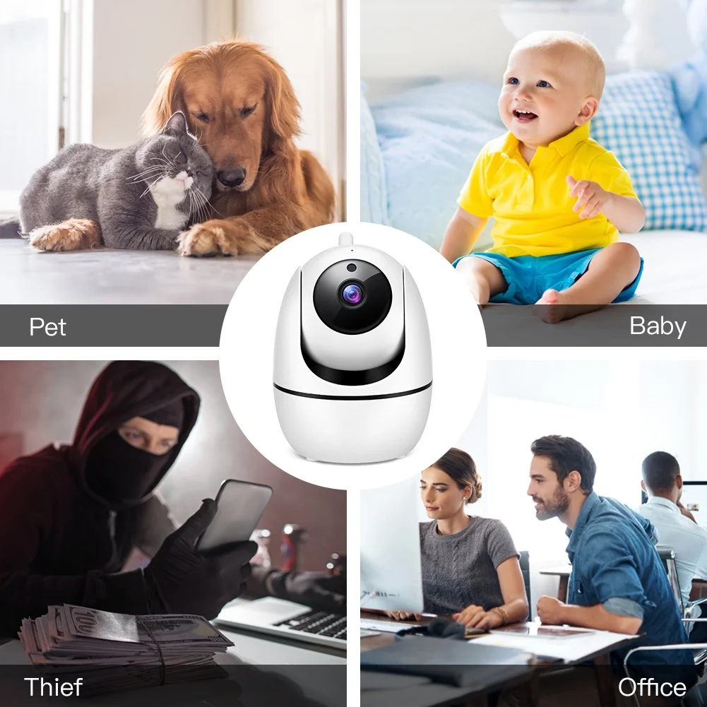 1080P беспроводная Wi-Fi камера AI для слежения за человеком, домашняя IP камера, скоростная купольная CCTV Камера Безопасности s P2P Camara wifi Внешняя