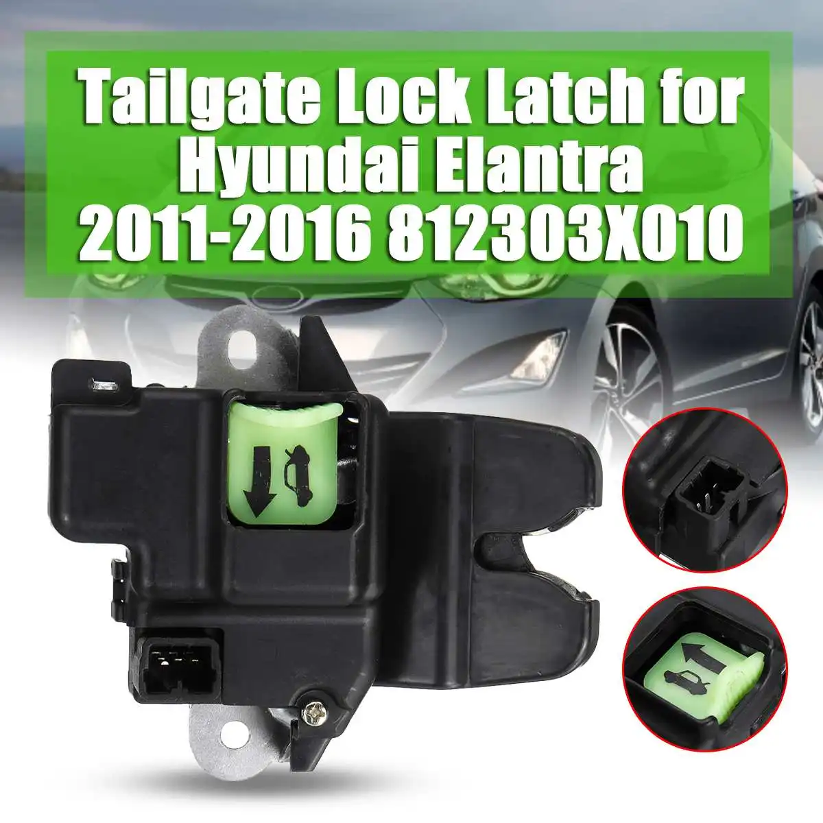 Autoleader 1PCS BlackTailgate Boot Trunk Lid Lock Latch for Hyundai