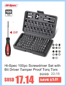 Hi-Spec 8pc VDE 1000V Approved Insulated Electrician Tool Set S2 Magnetic Screwdriver Set Tester Electric Tape Cutting Pliers