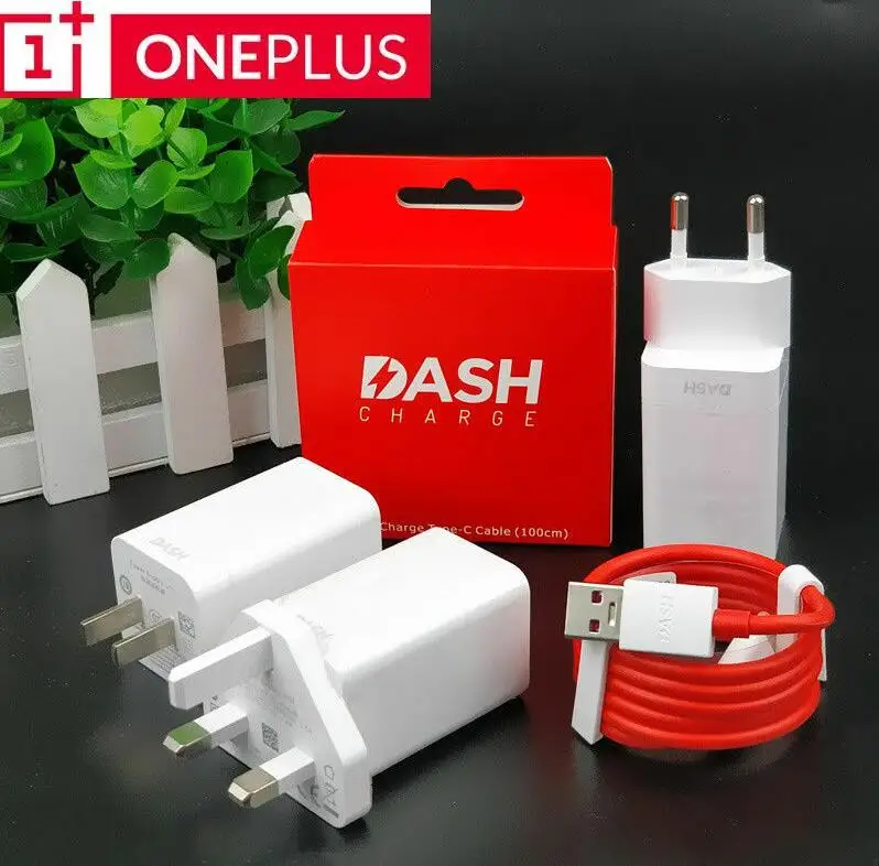 Сетевое зарядное устройство ONEPLUS 6T для быстрой зарядки 20 Вт 5 В/4 а кабель Type-C 1 м