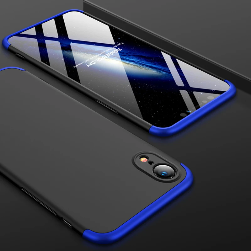 360 градусов чехол для Apple iphone 11 Pro Max 8 7 6 6S Plus 5 5S SE X XR XS Max чехол 3 в 1 Жесткий PC защитный матовый чехол