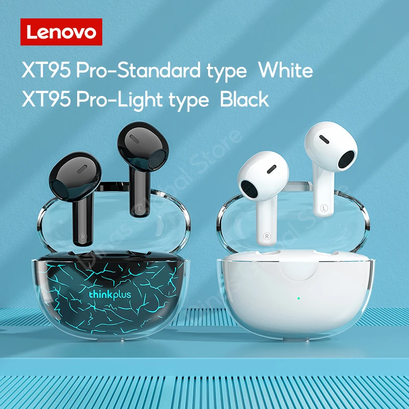 Lenovo XT95 Pro Bluetooth Earphone 9D HIFI Sound Sport Waterproof TWS Wireless Earbuds with Mic for iPhone Xiaomi Headphone 