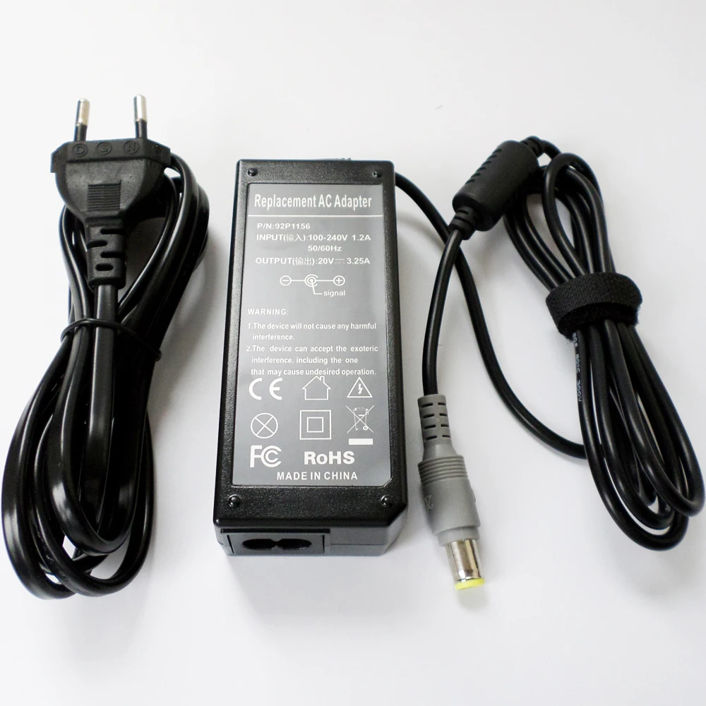 FOR LENOVO Laptop Ac Power Adapter Battery Charger 65W 20V 3.25 