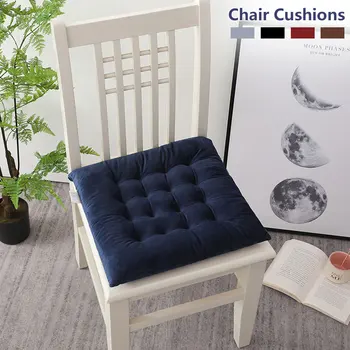 

Square Chair Pad Thicker Seat Cushion For Dining Patio Home Office Indoor Outdoor Garden Sofa Buttocks Cushion 45 x 45cm