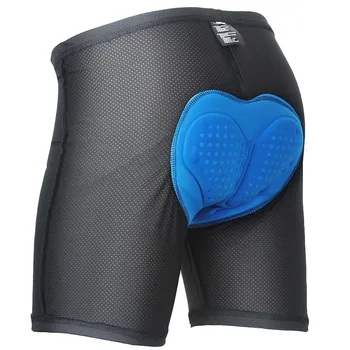 

Unisex Black Bicycle Cycling Comfortable Underwear Sponge Gel 3D Padded Bike Short Pants Cycling Shorts Size Newest Hot Sale