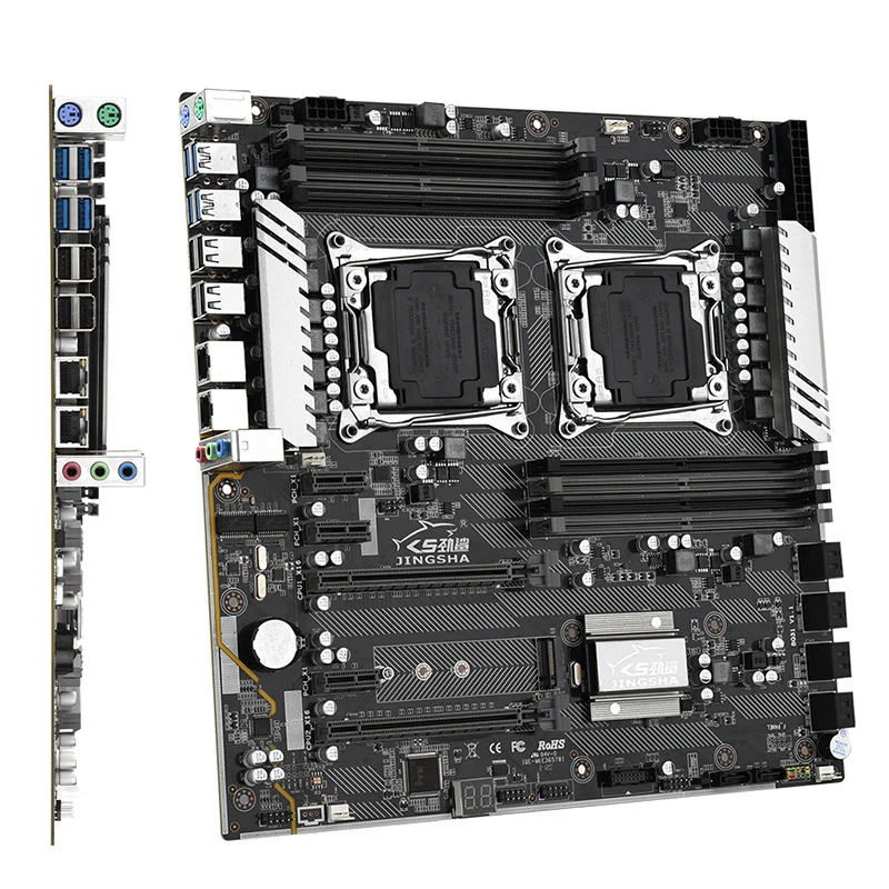 Игровая материнская плата JINGSHA X99Dual F2 поддержка процессора Crossfire Xeon V3/V4 2 * Pcie 16x и 8