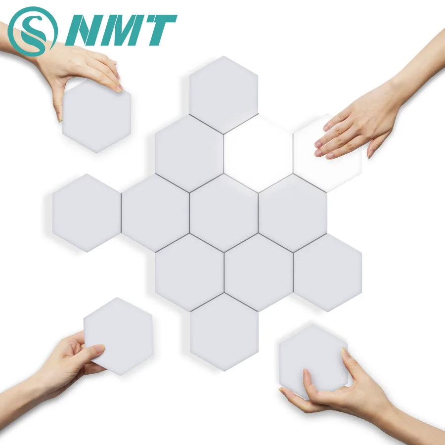  Quantum Lamp LED Hexagonal Modular Touch Sensitive Quantum Lighting Night Light Magnetic Hexagons C - 33047002197