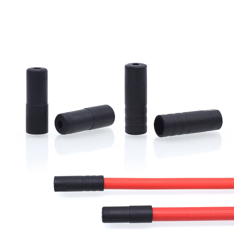 

Mountain Bike Brake Gears 20/50/100 Pcs Outer Cable End Caps Crimp Tips Shift Cable Derailleur Cable Tip Cover