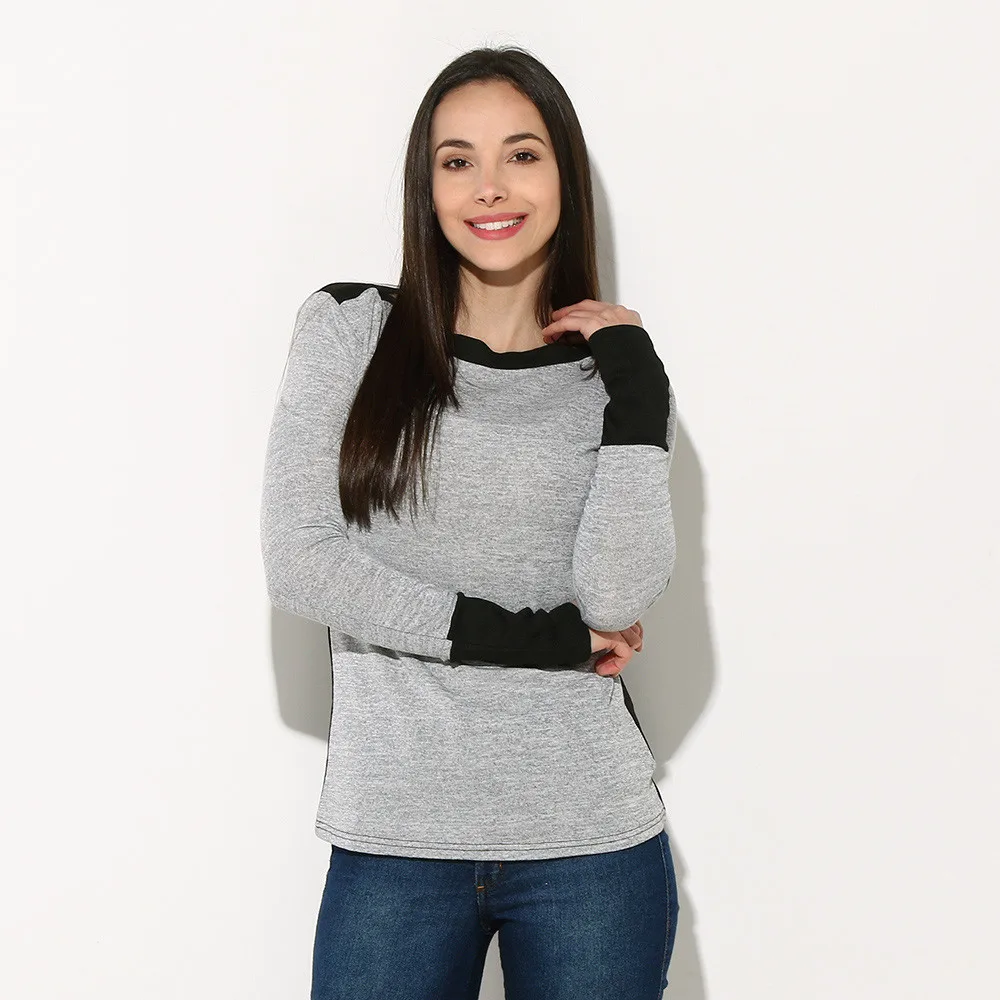 sweater woman Sexy O Neck Fight Color patchwork Long Sleeve Sweaters Tops long sweater womens clothes sweaters dropshipping sweater woman Sexy O Neck Fight Color patchwork Long Sleeve Sweaters Tops long sweater womens clothes sweaters dropshipping