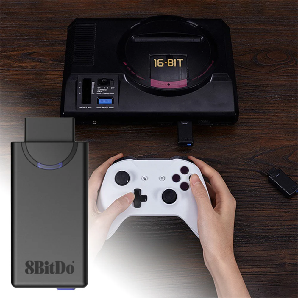 Беспроводной bluetooth-адаптер игровой контроллер приемник для 8Bitdo SEGAs Megas Drive