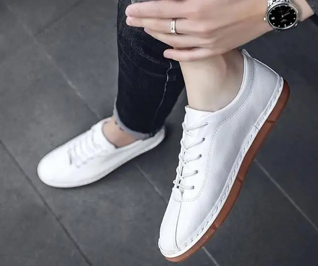 Новинка 2019 осенняя мужская обувь британская деловая повседневная трендовая