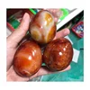 Natural Carnelian Eggs Quartz Crystals Healing Gemstone Agate Yoni Eggs For Halloween Gifts 2