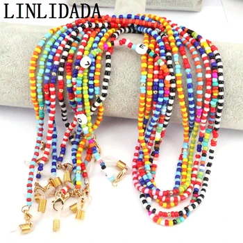 

5Pcs Colorful Miyuki Beads Chain Sunglasses Chains Women Necklace Reading Glasses Cord Holder Neck Strap Rope for Eyewear Access