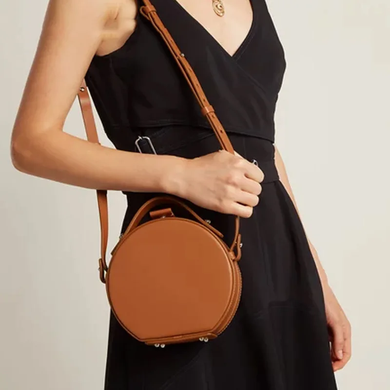 

Women's New Fashion Unique Concise Elegant All-match Circular Bag Handbag Shoulder Bag Crossbody Bag Office Daily