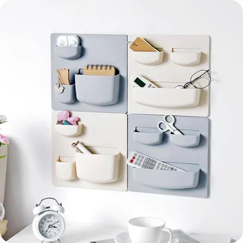 

Kitchen finishing rack bathroom wall hanging storage rack home paste type punch-free wall mount