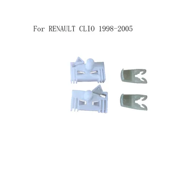 

For RENAULT CLIO 1998-2005 Power Electric Car Window Regulator Window Lifter Repair Kit Set Plastic Clip Parts Front Left Right