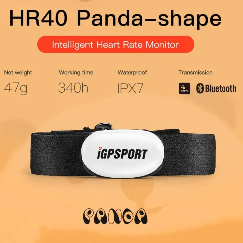 Монитор сердечного ритма iGPSPORT HR40 ANT + Bluetooth 4 0 нагрудный ремень для занятий спортом