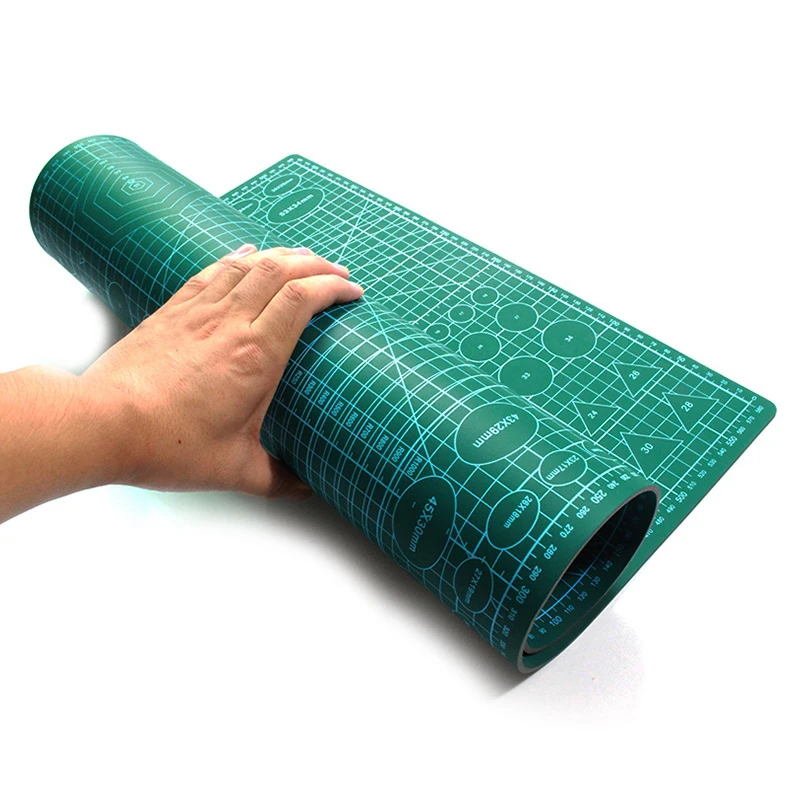 A1A2A3A4 PVC Cutting Mat DIY Leather Craft Tool Double-Sided Self-Healing Mat Bottom Plate Cutting Patchwork Sewing Tool Set leather sewing tools