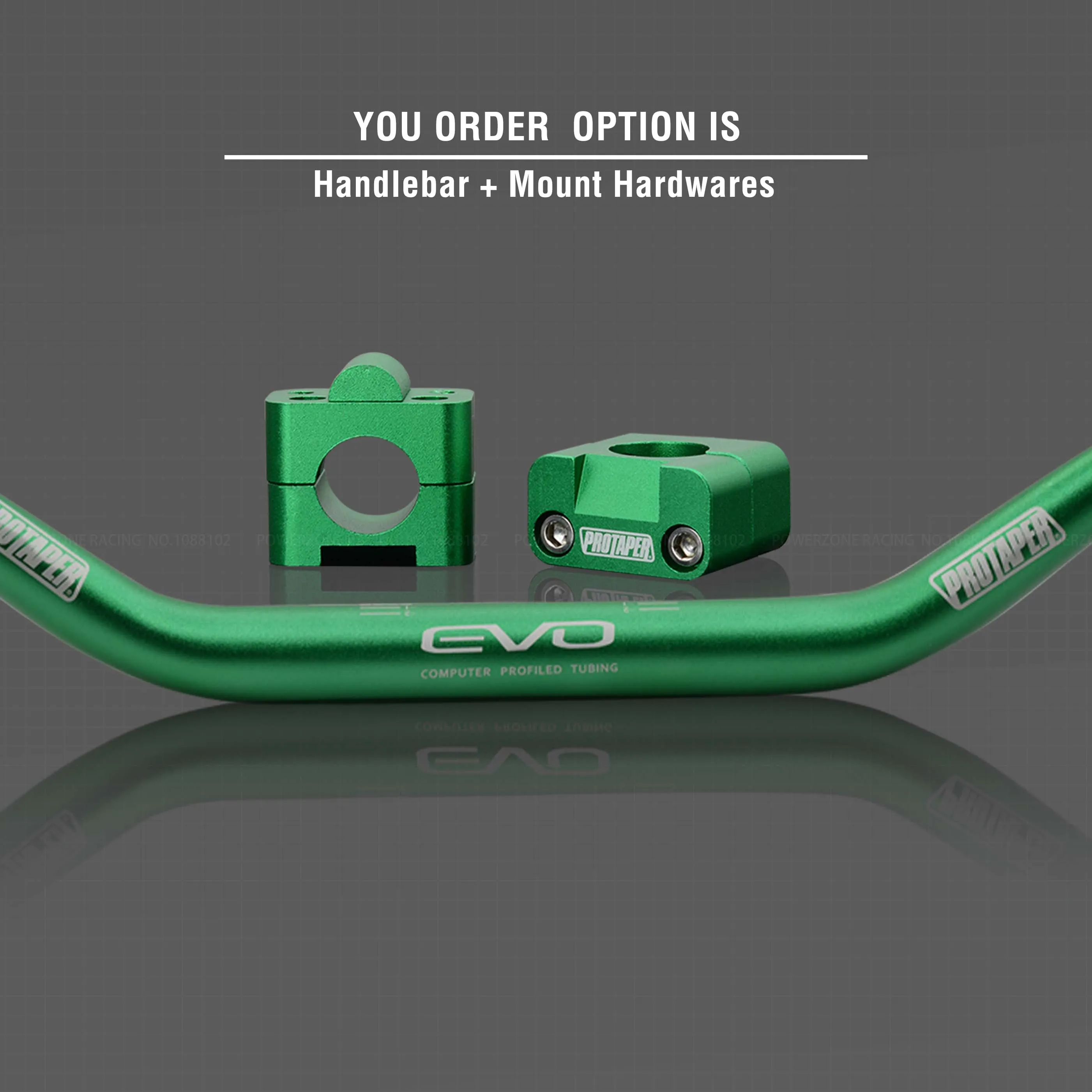 Green Combo2 Руль для Pro Taper Pack Bar 1-1/" Классическая дверная ручка барные Колодки Ручки Pit Pro Racing Dirt Pit Bike мотоцикл с адаптер cnc - Цвет: Green Combo2