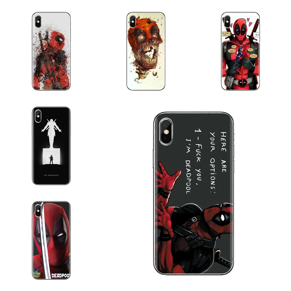 TPU Cases Marvel Avengers Superhero Deadpool For Huawei P Smart Y6 P8 P9 P10 Plus Nova P20 Lite Pro Mini 2017 SLA-L02 SLA-L22 2i |