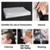 100 Pieces Disposable Long Barber Wai Cloth Perm Hair Salon Haircut Wai Hairdressing Cape Shawl Pe Apron 6