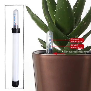 

With Scale Gauge Shortage Easy Read Flowers Garden Water Level Indicator Visible Reminder Home Tool Measuring Monitoring Balcony