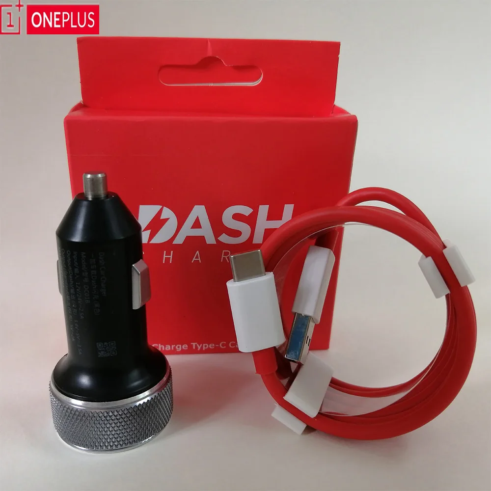 Original Oneplus Dash Car Charger 6 6T 5t 5 3t 3 one plus smartphone QC 3.0 quick charge Fast