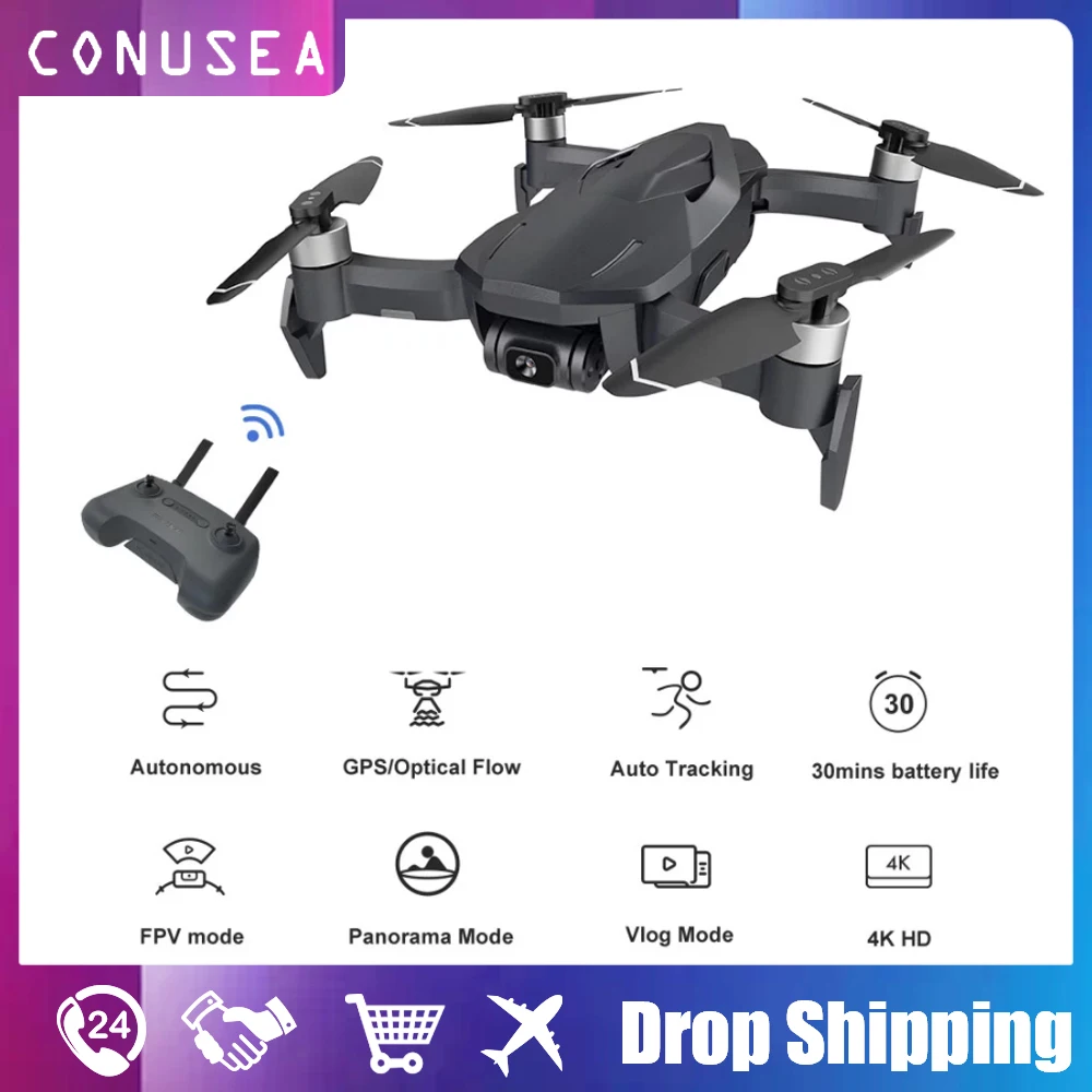 

DIVA Drone 4k GPS Professional Quadcopter with camera Dron 5G WIFI FPV quadrocopter helicopter 30mins 2km Support SD card drones