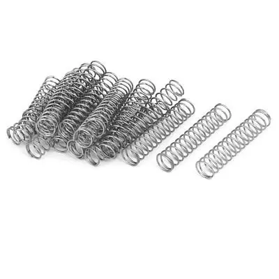 Molas de Compressão de Aço Inoxidável 20 Pces 0.8mm x 10mm 50mm 304