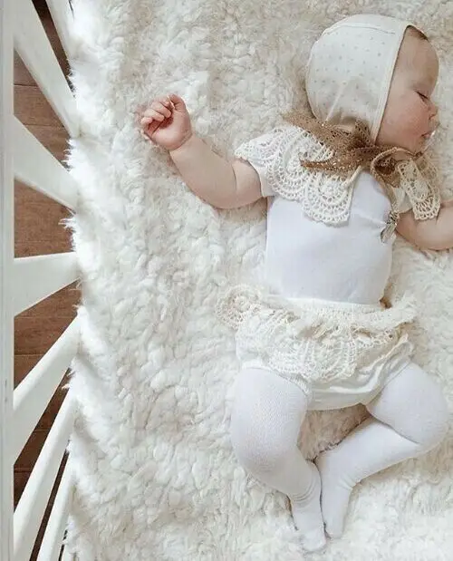 Goocheer New Toddler Infant Newborn Baby Girl Lace Floral Shorts Ruffle Pants Bloomers Diaper Nappy Casual Lovely Baby Shorts
