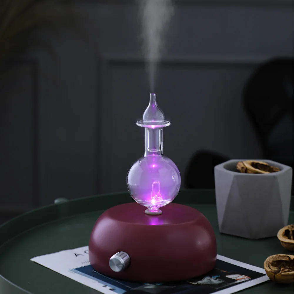 

European Style Ceramic Glass Aromatherapy Pure Essential Oils Diffuser Air Fog Nebulizer Humidifier for Home Badroom Living Room