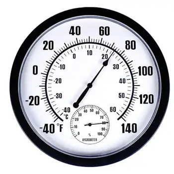 

10 inches Large Screen Household Thermometer Indoor High Precision Pharmacy Thermometer And Humidity Meter Laboratory Warehouse