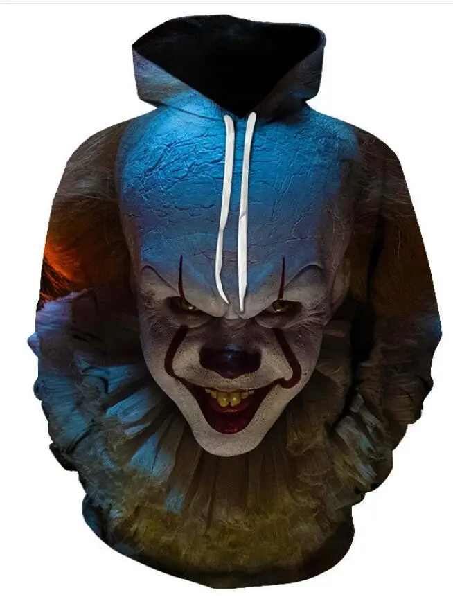 Pullovers 3 Толстовка с капюшоном Pennywise Joker, толстовка с капюшоном Joaquin Phoenix, Arthur Fleck Joker, пуловер «Бэтмен», спортивная одежда, спортивные костюмы, костюм для косплея - Цвет: Pullovers 3