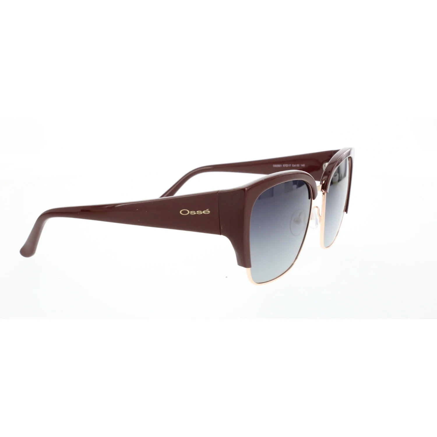 

Women's sunglasses os 2921 02 clubmaster Burgundy organic square square 57-17-140 osse