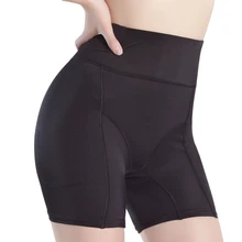 Высокая посадка памяти губки прокладки искусственные ягодицы трусики Хип усилитель брюки с подтягивающим эффектом снизу пуш-ап нижнее белье шелковистые формы трусики шорты