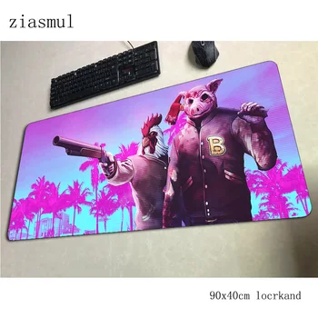 

hotline miami mouse pad gamer Halloween Gift 90x40cm notbook mouse mat gaming mousepad large big pad mouse PC desk padmouse mats