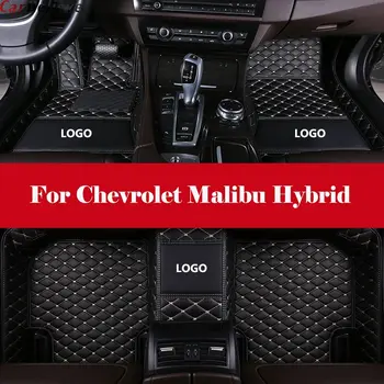 

Automobile Interior Accessories leather Luxury Custom Car Floor Mats Waterproof with Logo For Chevrolet Malibu Hybrid