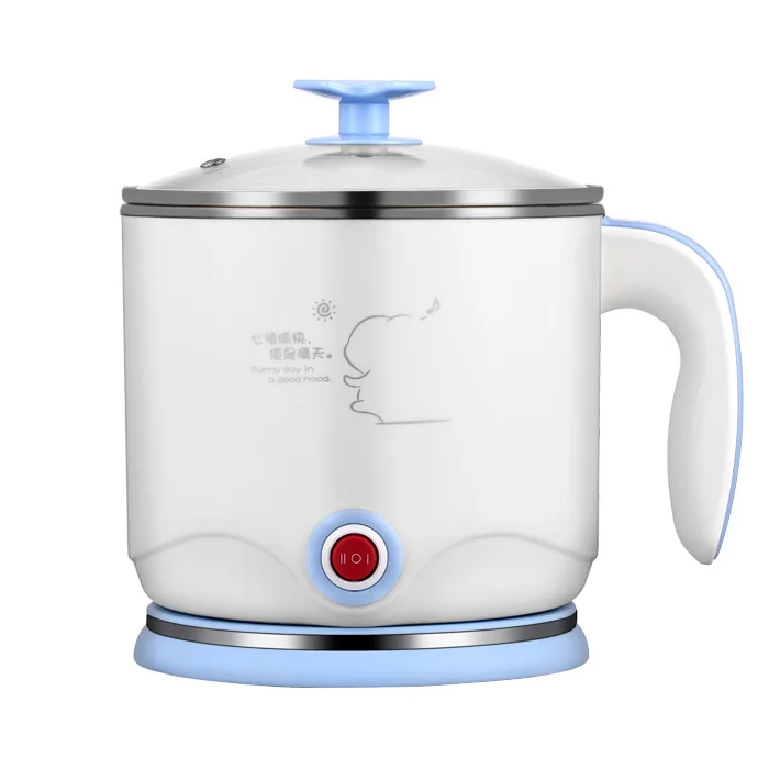 

Raccoon Electric Cooker Dorm Room Cooking Pot Student Mini Multifunction Split Electric Cooker 1.6L